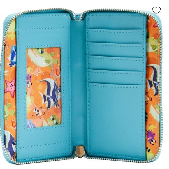 Loungefly Disney PIXAR Finding Nemo Fish Tank Zip Around Wallet NWT.  FIRM PRICE - Picture 3 of 4